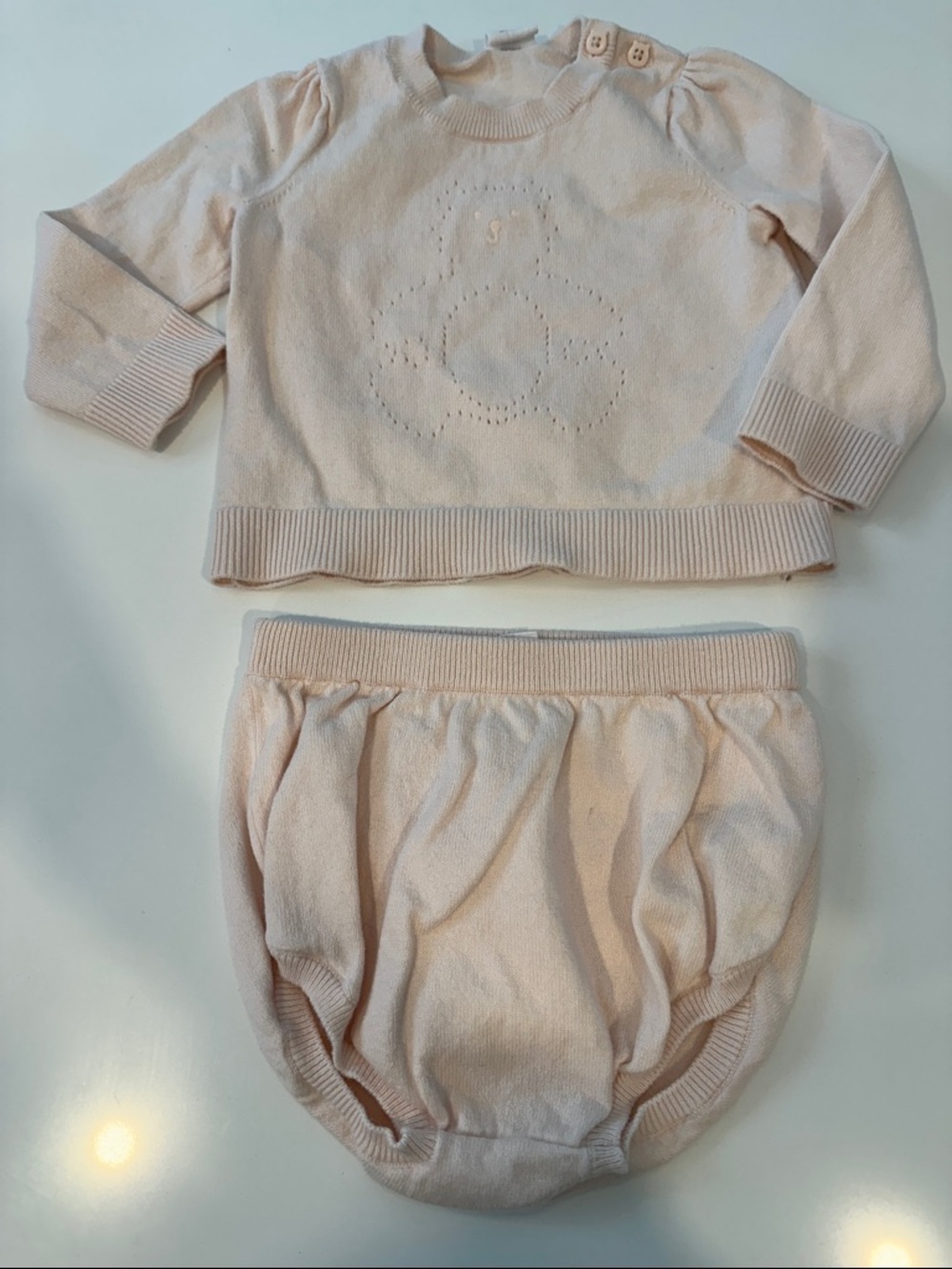 Sweetest Gap Blush Pink Sweater Set
